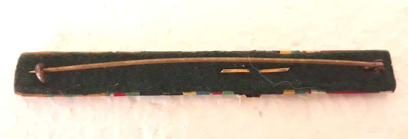 Vintage West Germany Ribbon Bar With Devices