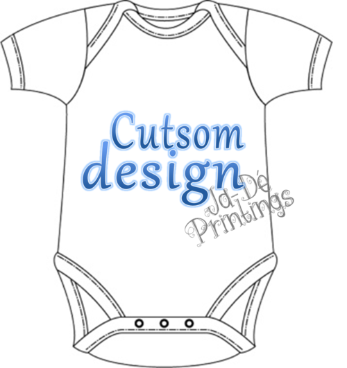 Personalized Baby Onesie/Babygrow - Custom Design