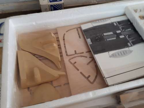 1:110 Scale wooden ship