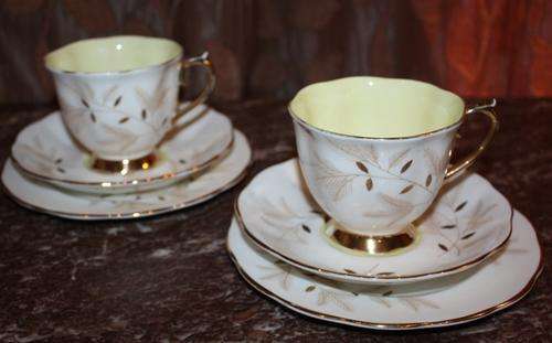 Royal Albert Montrose - 2 Trio's - damaged