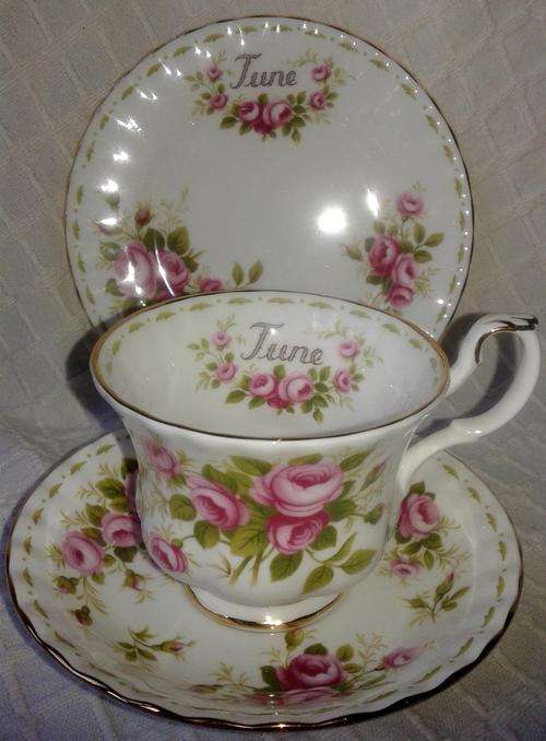 Royal Albert Flower of the Month - June Trio