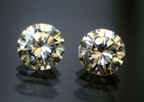 Beautiful engagement quality diamond pair or for earrings 0.60ctw - VS2 - C2
