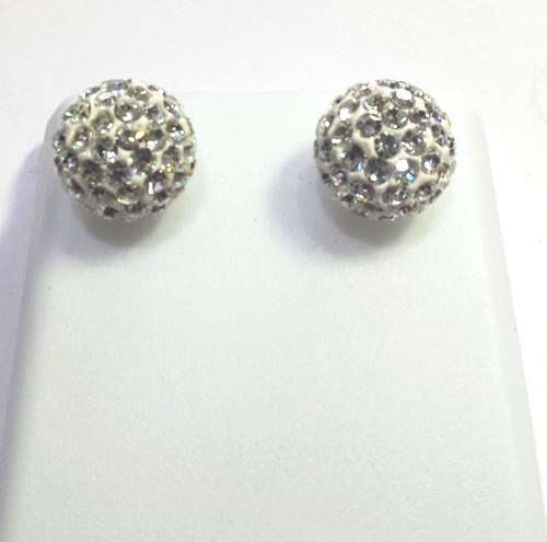 925 STERLING SILVER GLITTERBALL STUDS