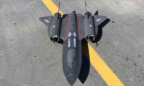 2.4GHZ Radio Controlled Blackbird SR-71 Ready to Fly!