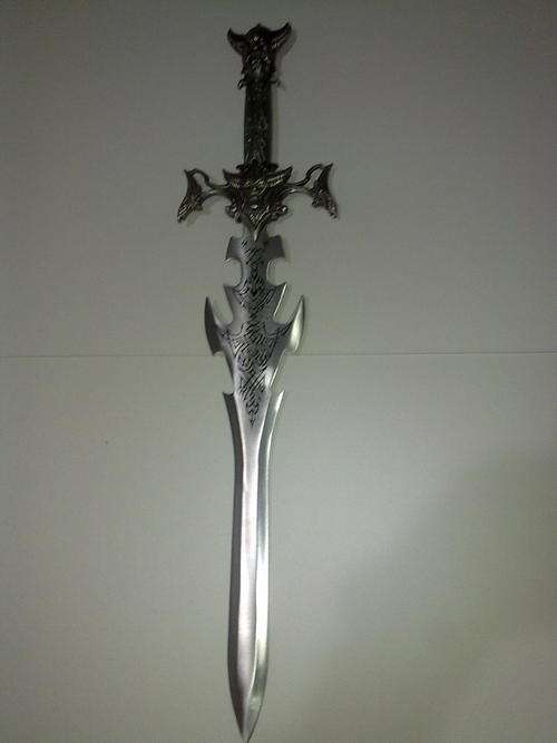 Winged Vikings Sword with Wall Plaque