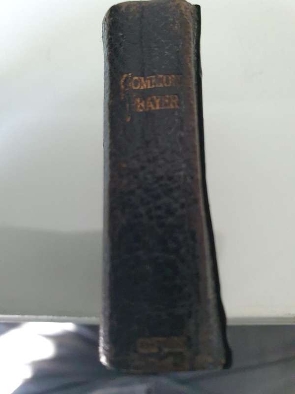 Antique MINIATURE Common Prayer Book with Sterling Silver Cover