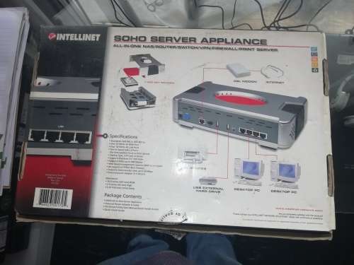 SOHO Server Appliance - NAS/ROUTER/SWITCH/VPN/FIREWALL/PRINT SERVER