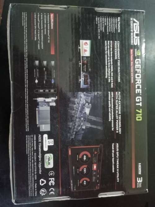 New ASUS NVIDIA GEFORCE  GT 710