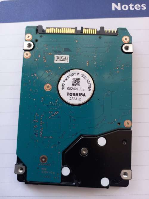 Toshiba Laptop 250Gb SATA Hard Drive