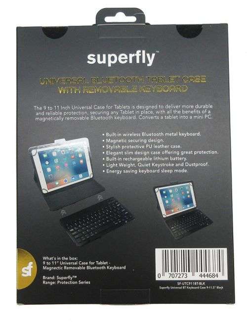 Universal Bluetooth Tablet Case + Keyboard