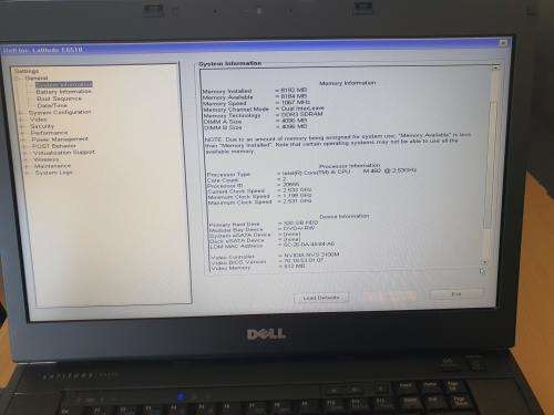 Dell Latitude E6510 Laptop