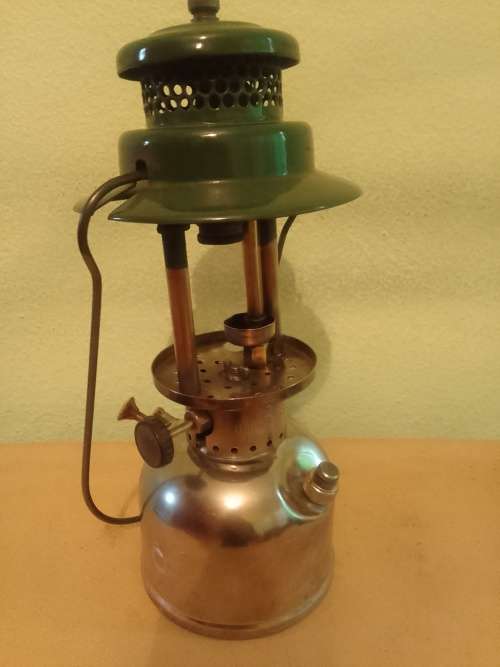 Very Rear Vintage Brass Coleman Lamp made in England