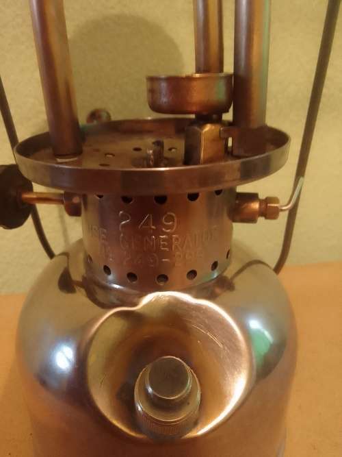 Very Rear Vintage Brass Coleman Lamp made in England