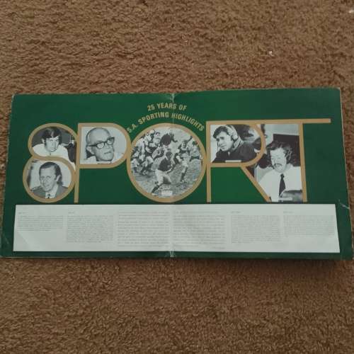 Vintage Nike Springbok Rugby Jersey and SABC Commentators Record