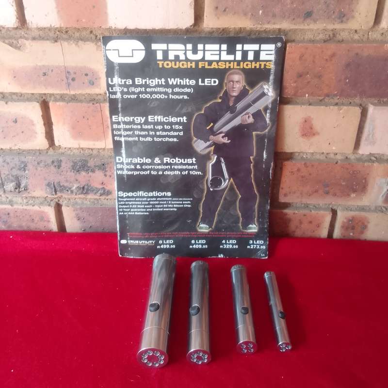 Truelite tough flashlights 1 bid for the lot