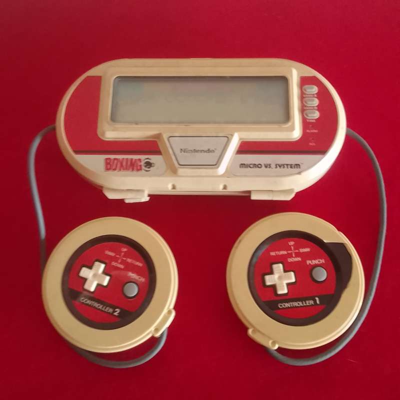 Vintage 1984 `Very Rear` Nintendo Micro vs System Boxing Game Tested Working