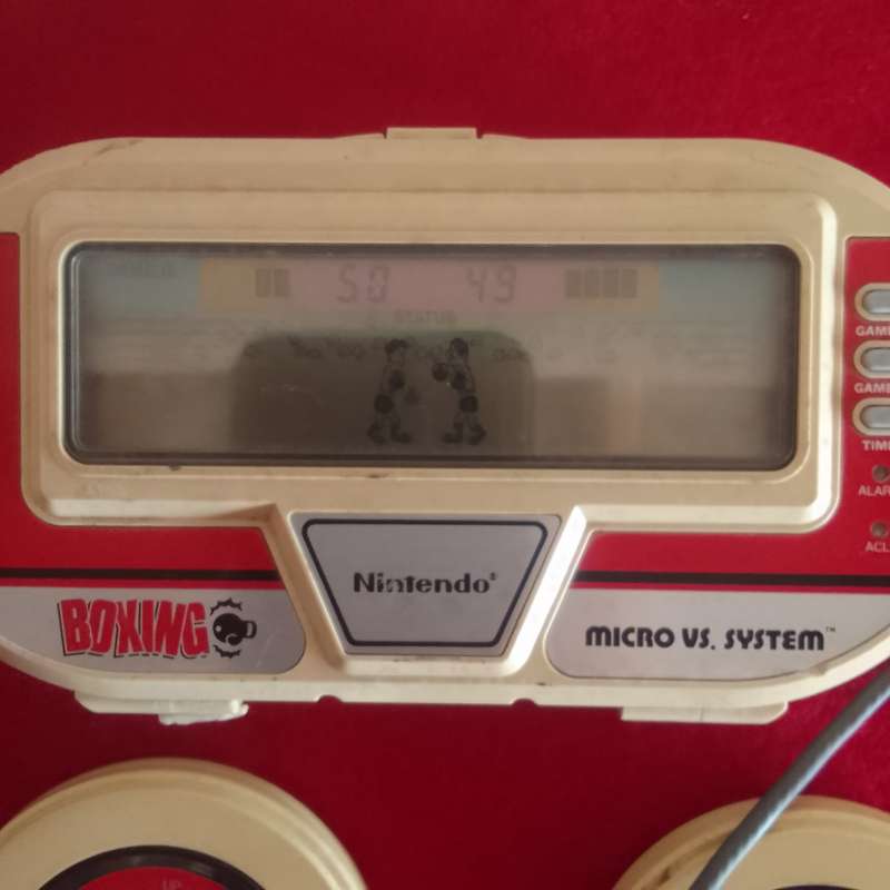 Vintage 1984 `Very Rear` Nintendo Micro vs System Boxing Game Tested Working