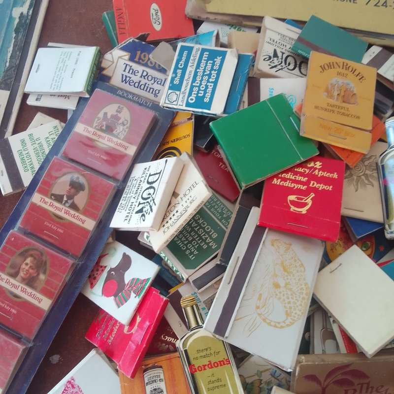 Massive lot over 200 collectable matchboxes from over the world