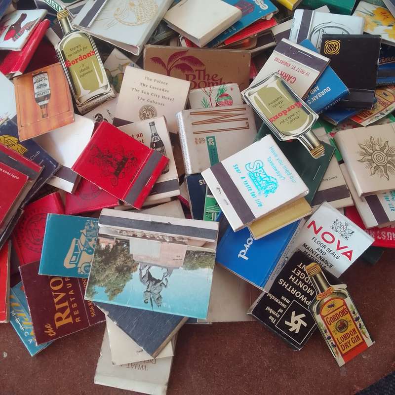 Massive lot over 200 collectable matchboxes from over the world