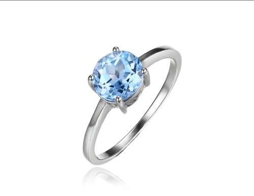 **ABSOLUTELY GORGEOUS**NATURAL BLUE SKY TOPAZ RING SIZE 7