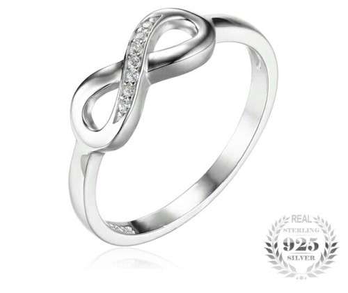 INFINITY FOREVER 925 STERLING SILVER  RING