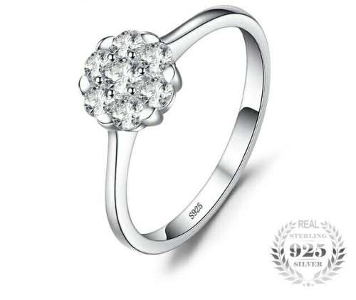 Sterling Silver Cubic Zirconia Ring
