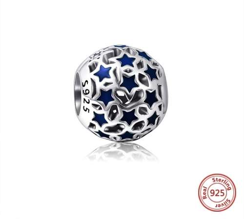 BEAUTIFUL 925 STERLING SILVER HIGH POLISHING COLOUR ENAMEL CHARM