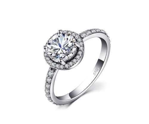 Classic Sterling Silver Cubic Zirconia Ring