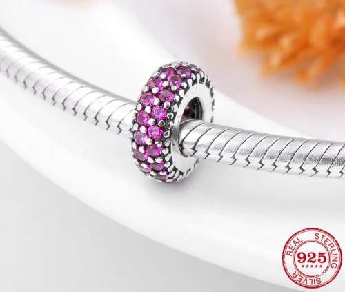 925 Genuine Sterling Silver Spacer Charm