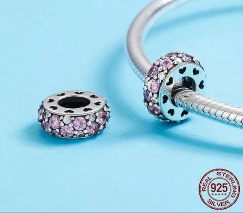 925 Genuine Sterling Silver Spacer Charm