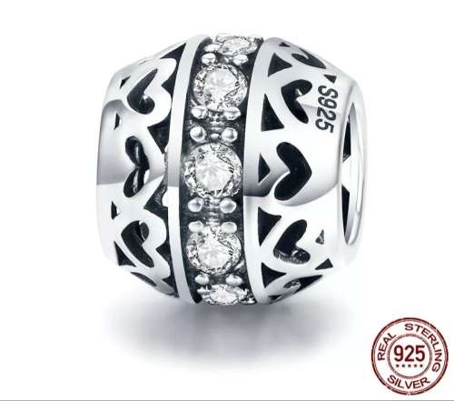 925 Sterling Silver Love Charm