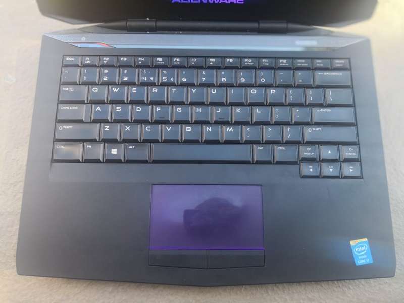 ALIENWARE 14 4TH GEN CORE I7/14" FULL-HD SCREEN/ 16GB RAM/128GB SSD+ 1TB HDD/2GB GRAPHICS/WIN 10 PRO