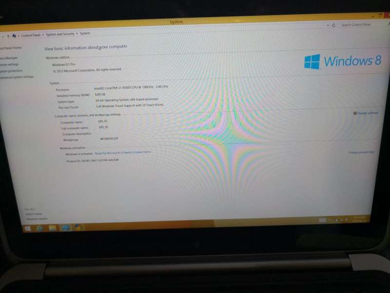 DELL XPS 12 9Q33 4TH GEN CORE I7-4500U/12" FULL-HD TOUCHSCREEN SCREEN/ 8GB RAM/128GB SSD/WINDOWS 8.1