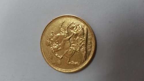 1892 GOLD SOVEREIGN - QUEEN VICTORIA