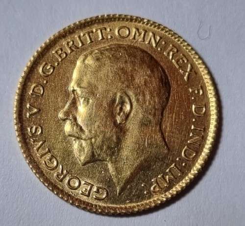 1912 GOLD HALF SOVEREIGN KING GEORGE