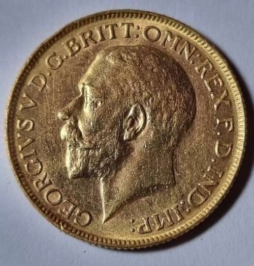 1927 GOLD FULL SOVEREIGN KING GEORGE