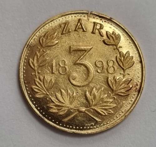 ZAR 22CT GOLD SAMMY MARKS TICKEY 3d