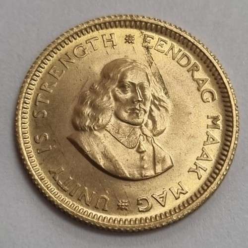 1965 RSA R1 GOLD COIN 22CT