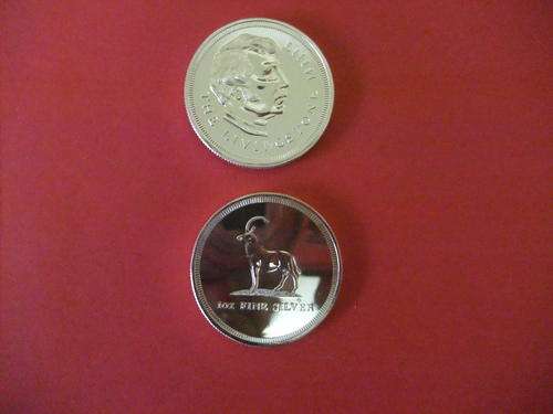 3 NO. X 1 OZ. SILVER COINS FROM LIVINGSTONE MINT