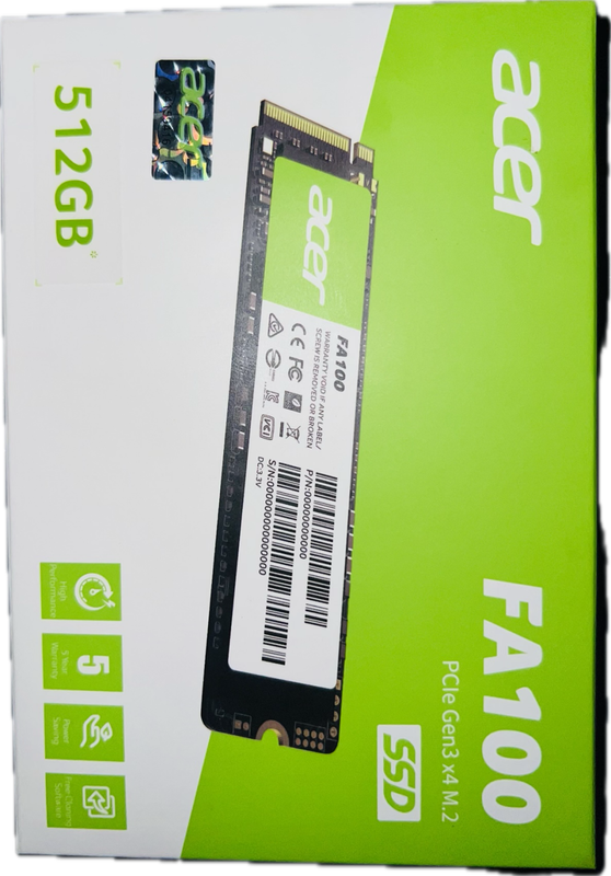 Acer 512GB NVMe M.2 Solid State Drive
