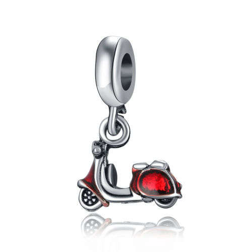 925 Silver Scooter Charm