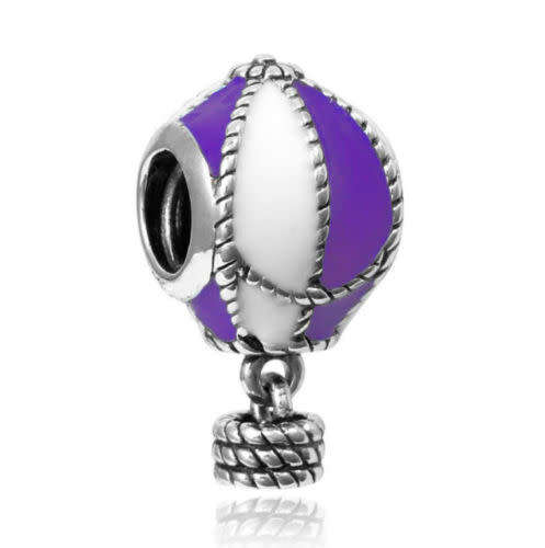 Brand New 925 Silver Hot Air Balloon Charm