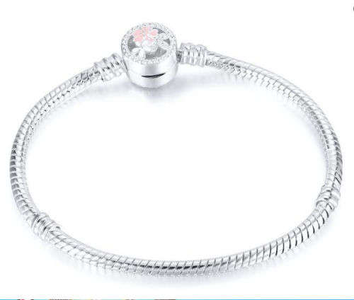 Brand New 925 Silver Charm Bracelet 20cm