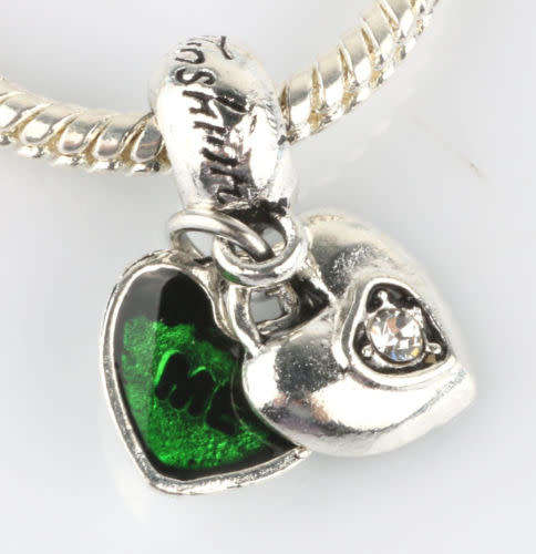 925 Silver Double Heart