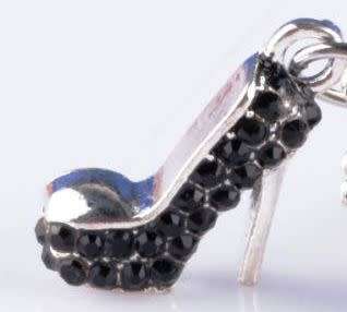925 Silver High Heel Shoe Charm