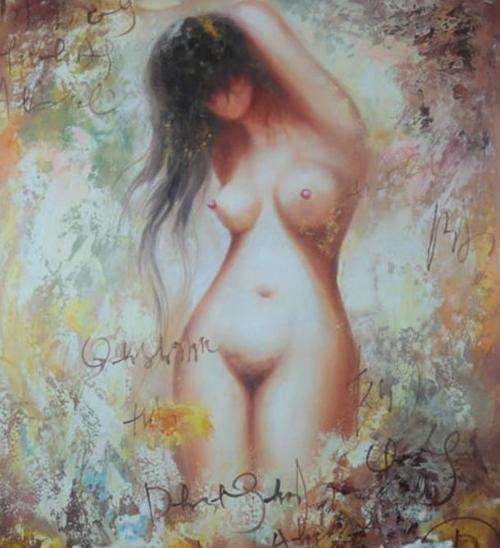 Oil painting 60cm x 50cm (tribute to every woman)