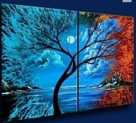 Hand painted Oil painting  80cm x 100cm (Ready to hang - No frame needed) Month end payments welcome