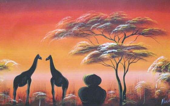 Arcrylic painting   50cm x 77cm