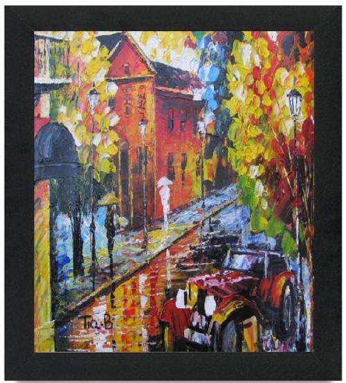 Late entry!!! Framed Oil painting (thick textured pallet knife) 50cm x 40cm (Gallery value of R3000)
