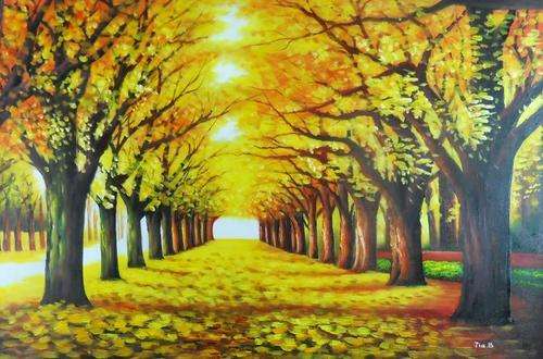 Oil painting 60cm x 90cm (huge size)